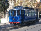 Blue tram (Barcelona)