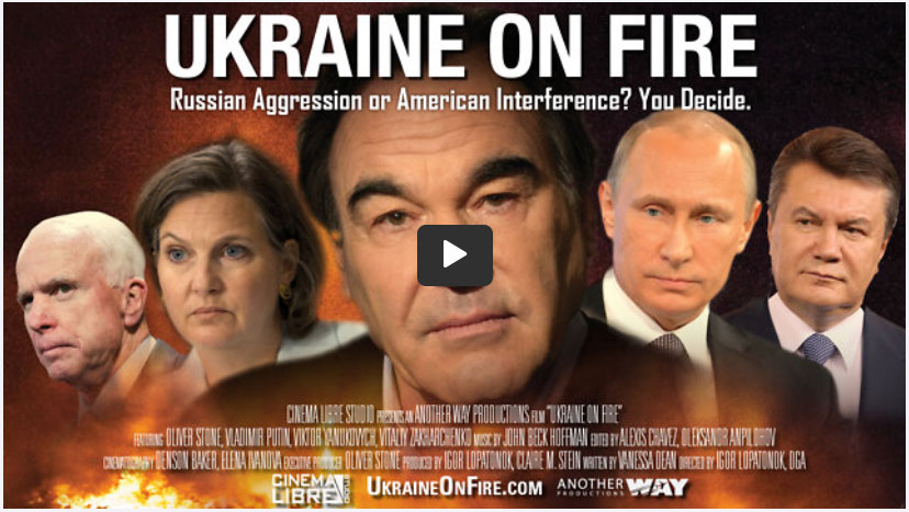 Ukraine on fire web